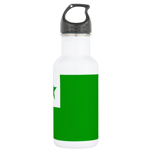 Esperanto-Flagge Trinkflasche (Vorderseite)