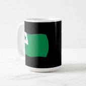 Esperanto-Flaggen-Tasse Kaffeetasse (Vorderseite Links)