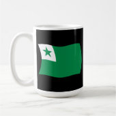 Esperanto-Flaggen-Tasse Kaffeetasse (Links)