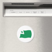 Esperanto-Flaggenmagnet Magnet (In Situ (Geschirrspüler))