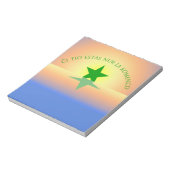 Esperanto: Gerade der Anfang-Notizblock Notizblock (Rotiert)
