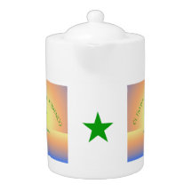 Esperanto: Gerade die Anfang-Teekanne