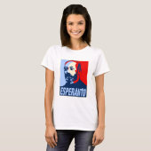 Esperanto L L Zamenhof Hope Inspired Gift Idea T-S T-Shirt (Vorne ganz)