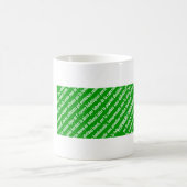 Esperanto-"La Espero" Flaggenbecher Kaffeetasse (Mittel)