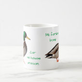 Esperanto: MI fartas Knochen, ĉar MI Havas anason. Kaffeetasse (Mittel)