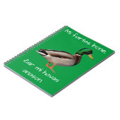 Esperanto: MI fartas Knochen, ĉar MI Havas anason. Notizblock (Linke Seite)