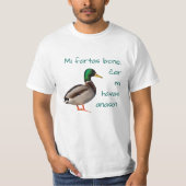 Esperanto: MI fartas Knochen, ĉar MI Havas anason. T-Shirt (Vorderseite)