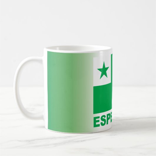 Esperanto / "Mi neniam forgesas la akuzativo !" Kaffeetasse (Links)