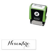 Esperanto: Monat: Novembro (November) Permastempel (Beispiel)