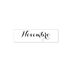 Esperanto: Monat: Novembro (November) Permastempel