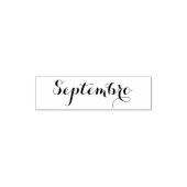 Esperanto: Monat: Septembro (September) Permastempel (Design)
