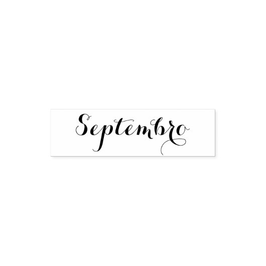 Esperanto: Monat: Septembro (September) Permastempel (Design)