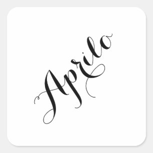 Esperanto Month Stickers - Aprilo (April)