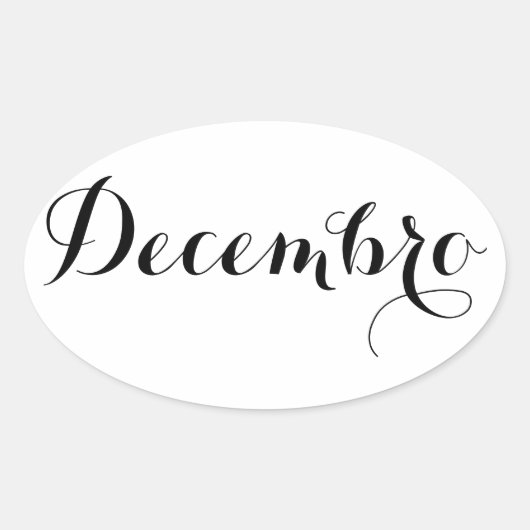 Esperanto Month Stickers - Decembro (Dezember) (Vorderseite)