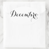 Esperanto Month Stickers - Decembro (Dezember) (Tasche)