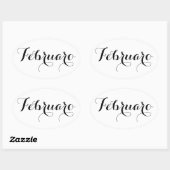 Esperanto Month Stickers - Februar (Februar) (Blatt)
