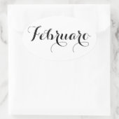 Esperanto Month Stickers - Februar (Februar) (Tasche)