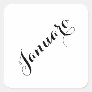 Esperanto Month Stickers - Januaro (Januar)