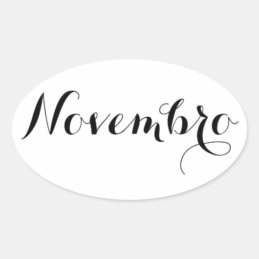 Esperanto Month Stickers - Novembro (November) (Vorderseite)