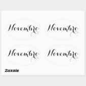 Esperanto Month Stickers - Novembro (November) (Blatt)