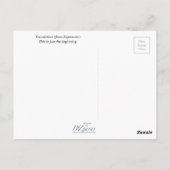Esperanto: Nur die erste Postkarte (Rückseite)
