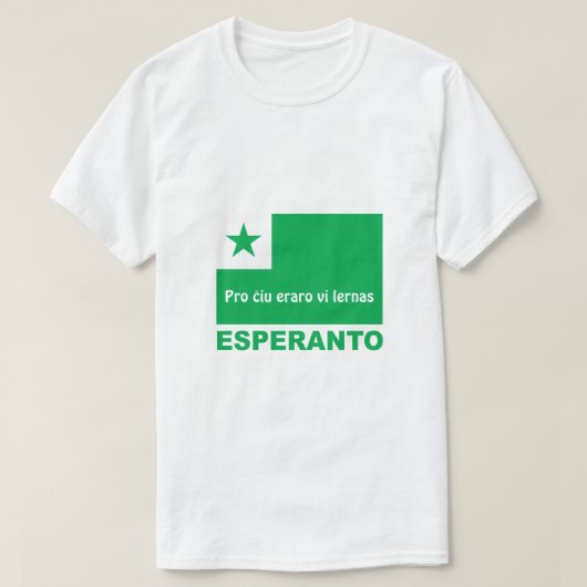 Esperanto / "Pro Welle" T-Shirt (Design vorne)