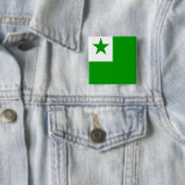 Esperanto-Qualitäts-Flagge Button (Beispiel)