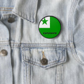 Esperanto Roundel Qualität Flagge Button (Beispiel)