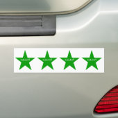 Esperanto: Saluton Autoaufkleber (Auf Auto)