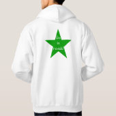 Esperanto: Saluton/Ĝis La revido Hoodie (Rückseite)
