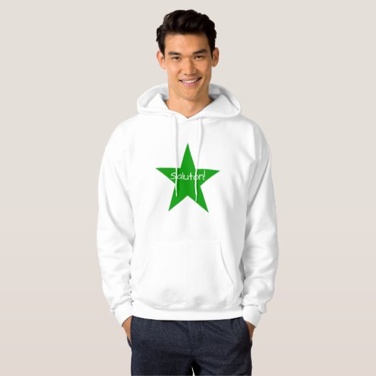 Esperanto: Saluton/Ĝis La revido Hoodie (Vorne ganz)