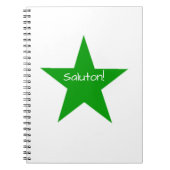Esperanto: Saluton Notizblock (Vorderseite)
