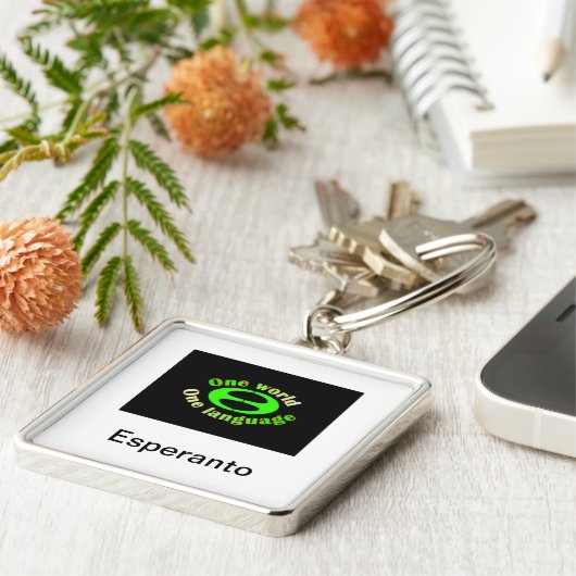 Esperanto-Schlüsselanhänger Schlüsselanhänger (Seite)