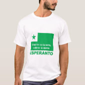 Esperanto Valoras Ne-La vesto, valoras La enesto, T-Shirt (Vorderseite)