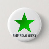 Esperanto-Wappen Button (Vorderseite)