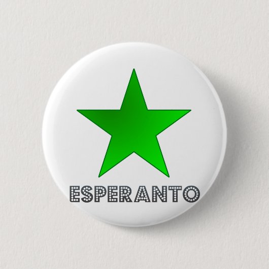 Esperanto-Wappen Button (Vorderseite)