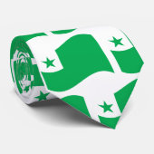 Esperanto-Wavy-Flagge, Krawatte (Gerollt)