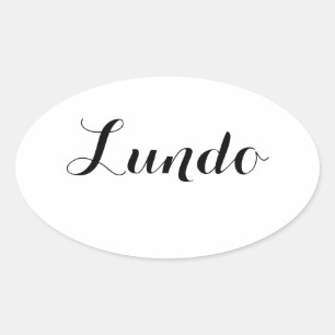Esperanto Weekdays Stickers - Lundo (Montag)