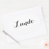 Esperanto Weekdays Stickers - Lundo (Montag) (Umschlag)