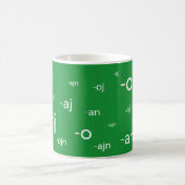 Esperanto-Wortenden, Kaffeetasse (Mittel)