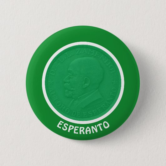 Esperanto/Zamenhof, Button (Vorderseite)
