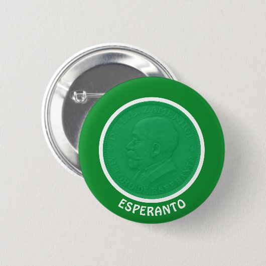 Esperanto/Zamenhof, Button (Vorne & Hinten)