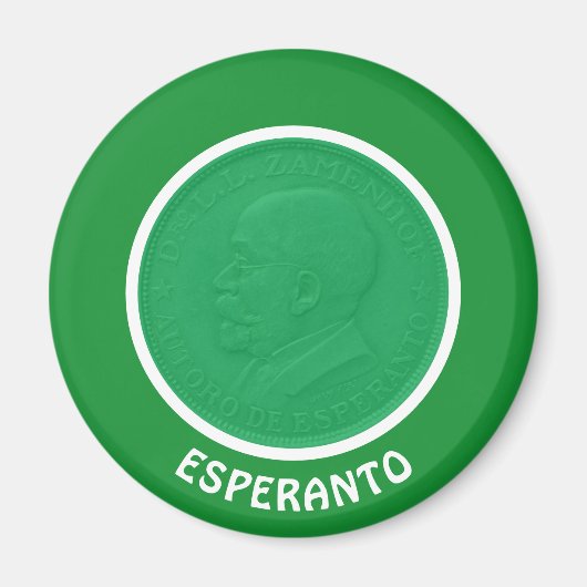 Esperanto/Zamenhof Magnet (Vorne)
