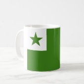 Esperantoflagge 15 Unze-Tasse Kaffeetasse (Vorderseite Links)