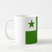 Esperantoflagge 15 Unze-Tasse Kaffeetasse (Links)