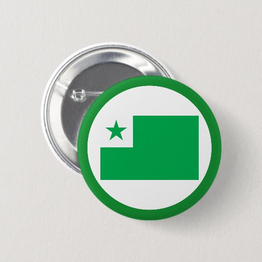 Esperantoflagge, Button (Vorne & Hinten)