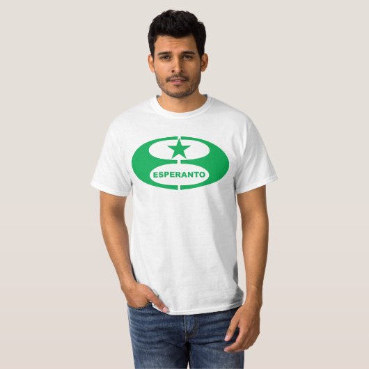 Esperantosymbol, T-Shirt (Vorne ganz)