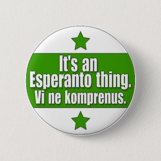 EsperantoThing Button (Vorderseite)