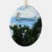 Esperanza - Hoffnung Keramik Ornament (Rechts)
