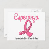Esperanza Liston Rosa - Cancer de Mama Postkarte (Vorne/Hinten)
